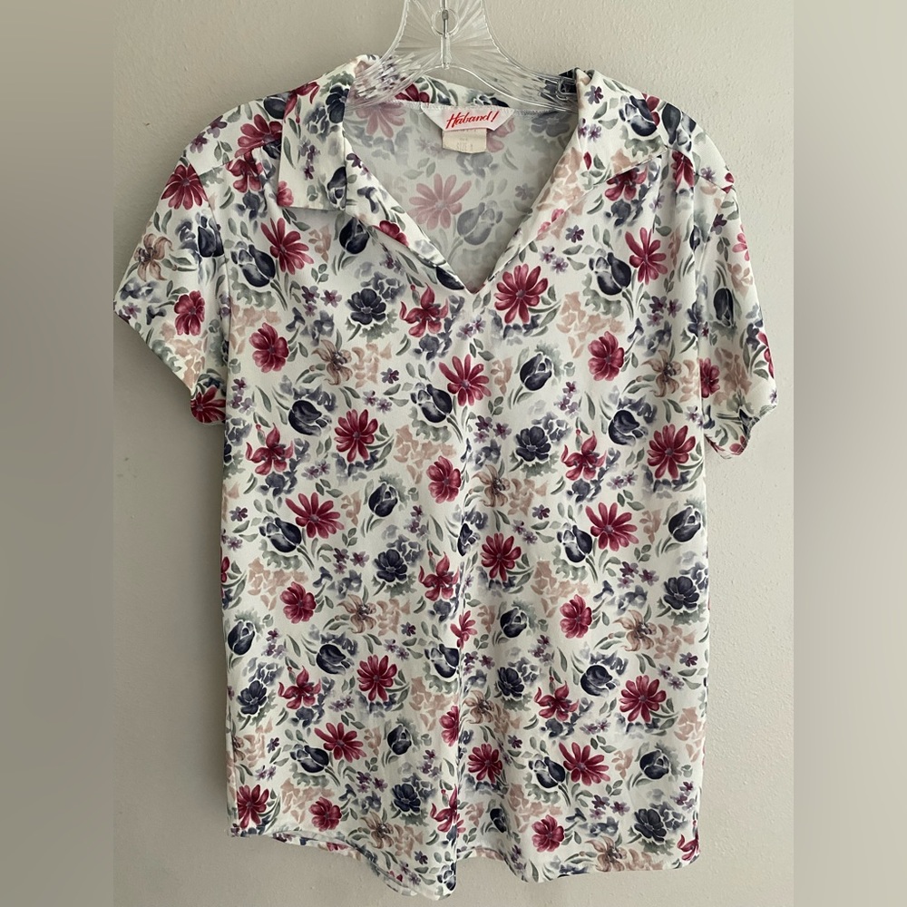 Haband! Vintage Floral Shirt Medium